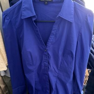 Express Royal Blue Design Studio Shirt
